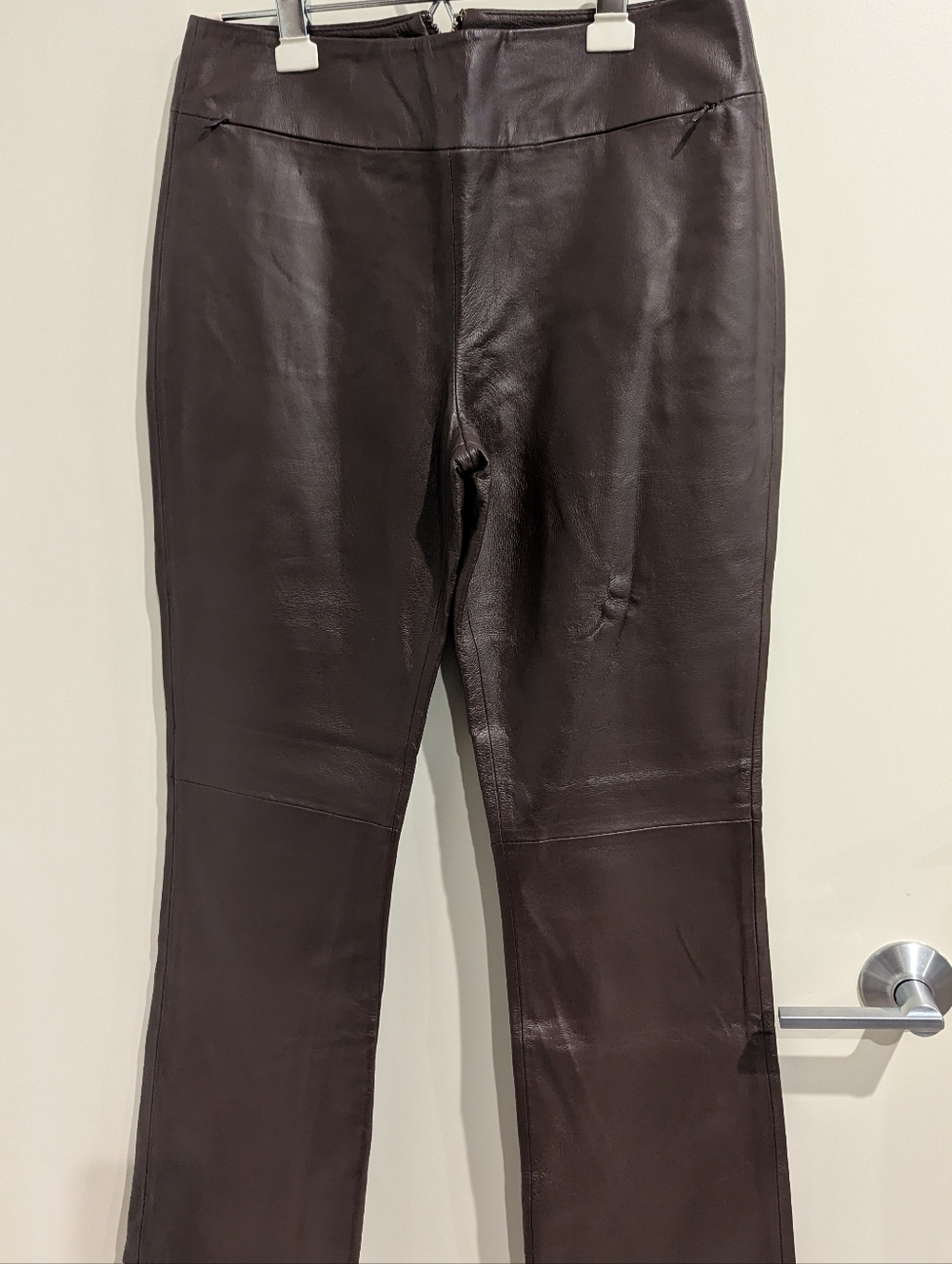 Shape FX  Brown Leather Pants Vintage